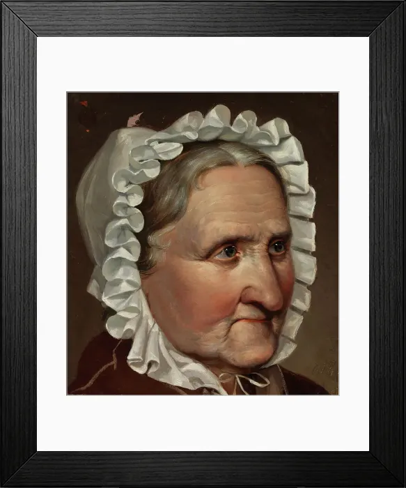 Framed Print : Study Head, 1854-1855. Creator: Karl Anders Ekman Framed Print : Study Head, 1854-1855. Creator: Karl Anders Ekman