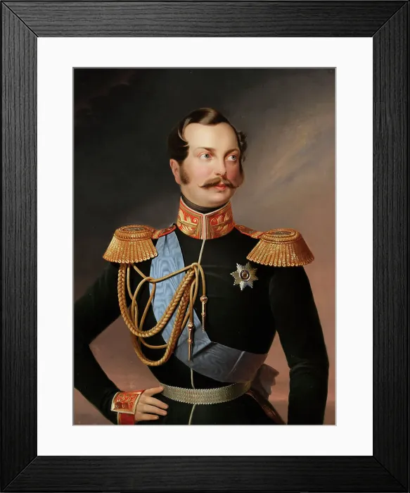 Framed Print : Portrait of Alexander II. Creator: Berndt Godenhjelm Framed Print : Portrait of Alexander II. Creator: Berndt Godenhjelm