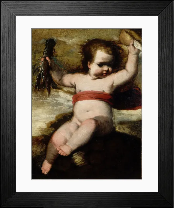Framed Print : Allegory of the sea, 1581-1644. Creator: Bernardo Strozzi Framed Print : Allegory of the sea, 1581-1644. Creator: Bernardo Strozzi