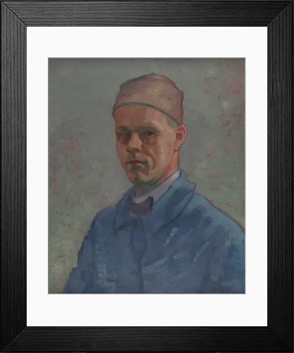 Framed Print : Self-Portrait, 1933. Creator: Anton Lindforss Framed Print : Self-Portrait, 1933. Creator: Anton Lindforss