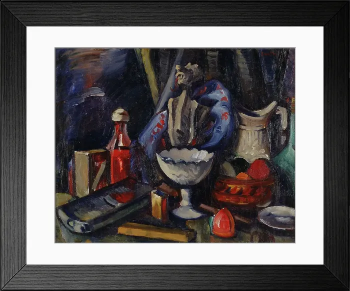 Framed Print : Still life, 1927. Creator: Anton Lindforss Framed Print : Still life, 1927. Creator: Anton Lindforss