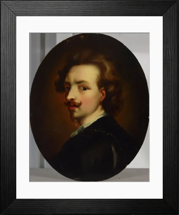 Framed Print : Anton van Dyck, Self Portrait. Creator: Anthony van Dyck