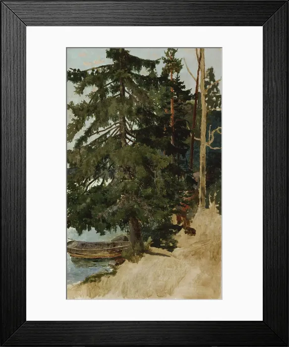 Framed Print : Landscape from Tavastia; Unfinished. Creator: Aukusti Uotila Framed Print : Landscape from Tavastia; Unfinished. Creator: Aukusti Uotila