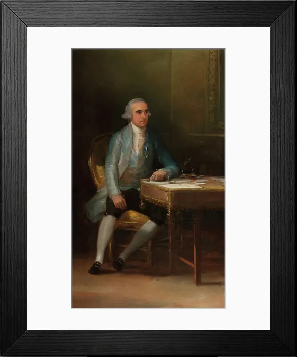 Framed Print : Portrait of Francisco de Saavedra, 1798. Creator: Goya, Francisco, de (1746-1828) Framed Print : Portrait of Francisco de Saavedra, 1798. Creator: Goya, Francisco, de (1746-1828)