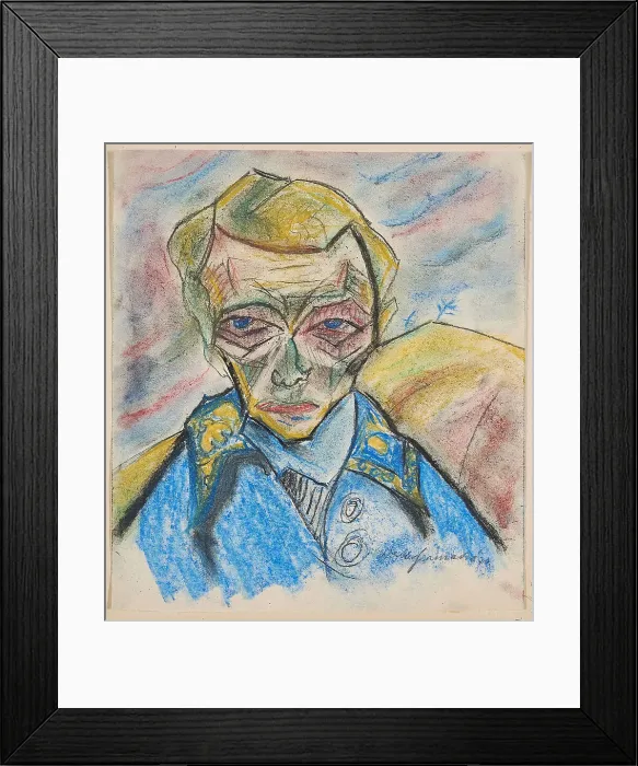 Framed Print : Self-portrait, 1920. Creator: Gramatté, Walter (1897-1929) Framed Print : Self-portrait, 1920. Creator: Gramatté, Walter (1897-1929)