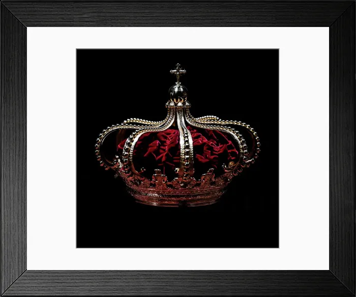 Framed Print : The Crown of João VI (Portuguese Royal Crown), 1817. Creator: Historic Object Framed Print : The Crown of João VI (Portuguese Royal Crown), 1817. Creator: Historic Object