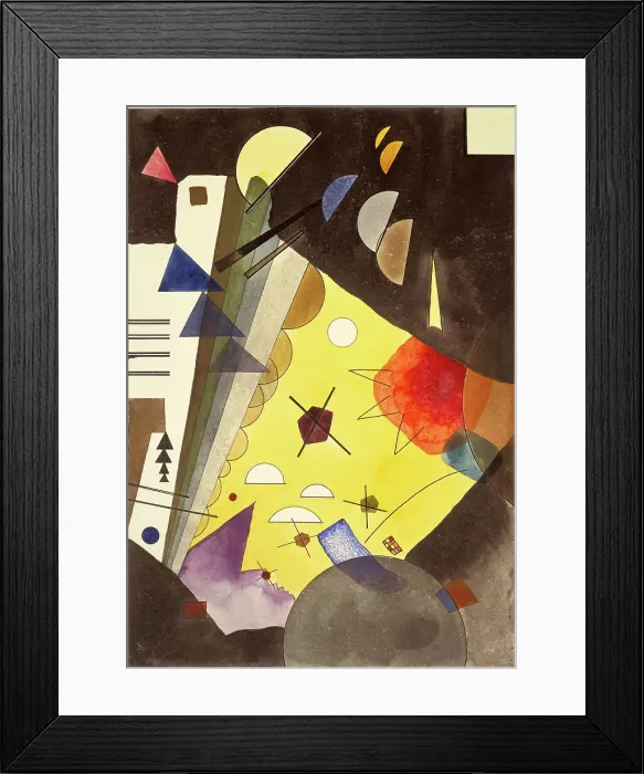 Framed Print : Spannung nach oben (Tension in height), 1924. Creator: Kandinsky, Wassily Vasilyevich (1866-1944) Framed Print : Spannung nach oben (Tension in height), 1924. Creator: Kandinsky, Wassily Vasilyevich (1866-1944)