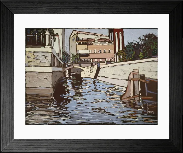 Framed Print : Memory of Venice 3 (Canal), 1904. Creator: Kandinsky, Wassily Vasilyevich (1866-1944) Framed Print : Memory of Venice 3 (Canal), 1904. Creator: Kandinsky, Wassily Vasilyevich (1866-1944)