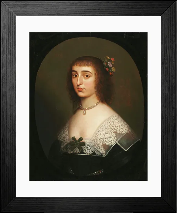 Framed Print : Portrait of Princess Elisabeth of the Palatinate (1618-1680), First Half of 17th cen. Creator: Honthorst, Gerrit, van (1592-1656) Framed Print : Portrait of Princess Elisabeth of the Palatinate (1618-1680), First Half of 17th cen. Creator: Honthorst, Gerrit, van (1592-1656)