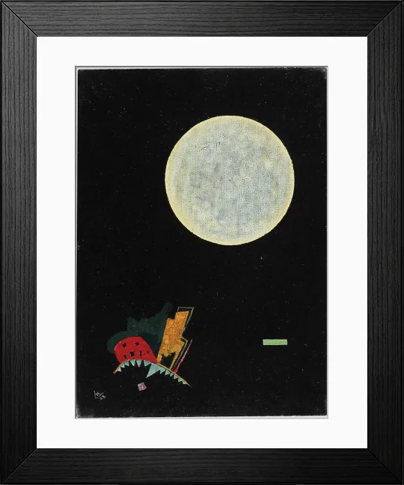 Framed Print : A circle (A), 1928. Creator: Kandinsky, Wassily Vasilyevich (1866-1944) Framed Print : A circle (A), 1928. Creator: Kandinsky, Wassily Vasilyevich (1866-1944)