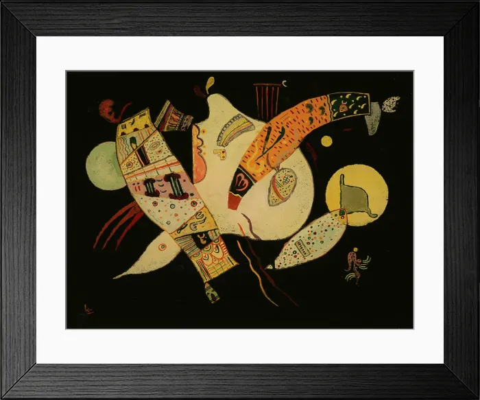 Framed Print : Shapes in Tension, 1936. Creator: Kandinsky, Wassily Vasilyevich (1866-1944) Framed Print : Shapes in Tension, 1936. Creator: Kandinsky, Wassily Vasilyevich (1866-1944)