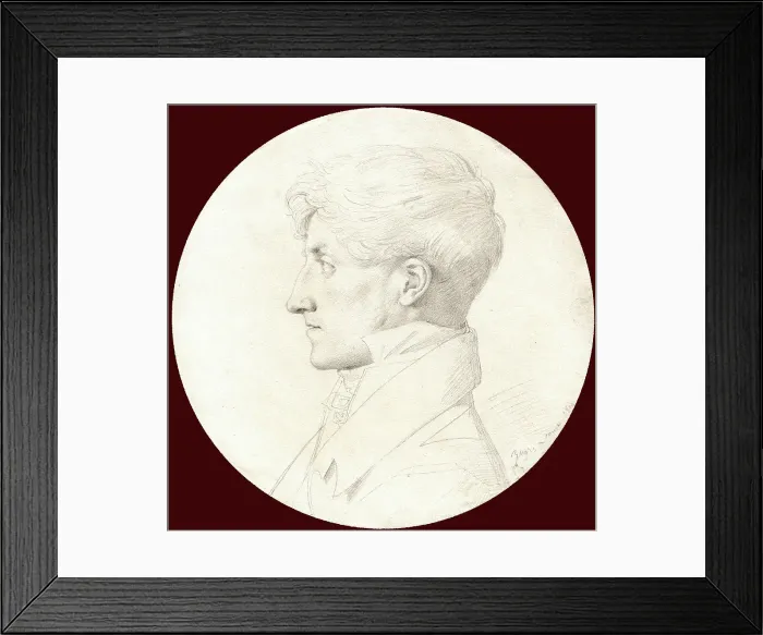 Framed Print : Portrait of Alexandre-Michel Beljambe (1791-1881), 1812. Creator: Ingres, Jean Auguste Dominique (1780-1867) Framed Print : Portrait of Alexandre-Michel Beljambe (1791-1881), 1812. Creator: Ingres, Jean Auguste Dominique (1780-1867)