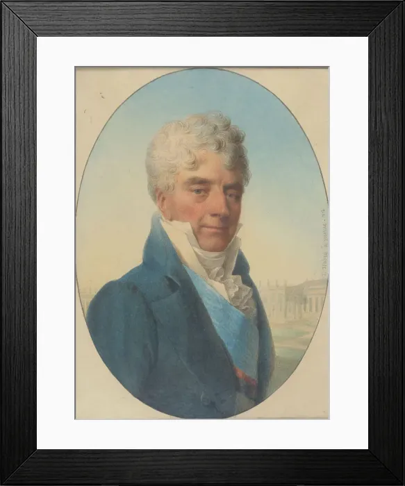 Framed Print : Portrait of Count Andrey Razumovsky (1752-1836), 1812. Creator: Isabey, Jean-Baptiste (1767-1855) Framed Print : Portrait of Count Andrey Razumovsky (1752-1836), 1812. Creator: Isabey, Jean-Baptiste (1767-1855)