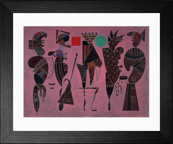 Framed Print : Circle and Square, 1943. Creator: Kandinsky, Wassily Vasilyevich (1866-1944) Framed Print : Circle and Square, 1943. Creator: Kandinsky, Wassily Vasilyevich (1866-1944)