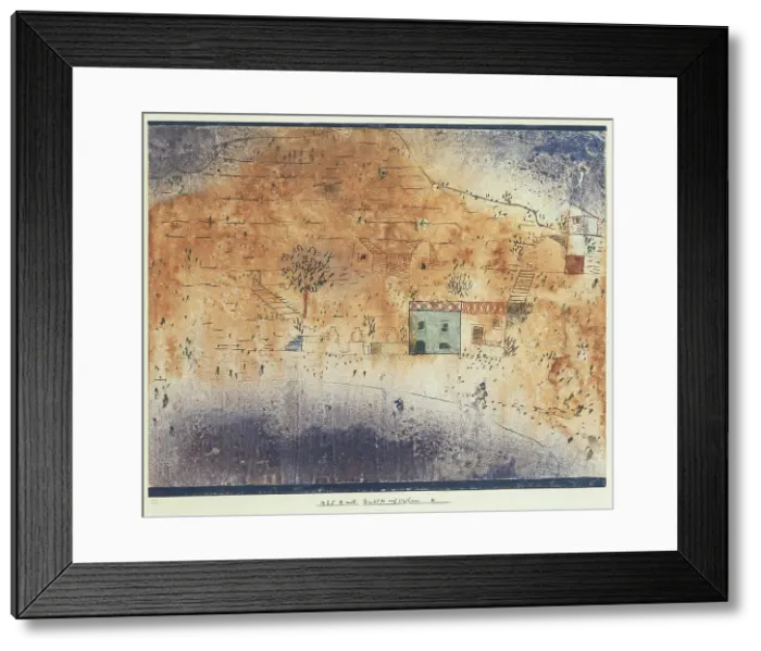 Framed Print : Bay M. on Sicily, 1925. Creator: Klee, Paul (1879-1940) Framed Print : Bay M. on Sicily, 1925. Creator: Klee, Paul (1879-1940)