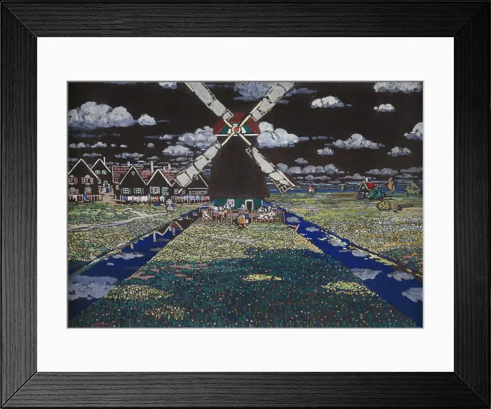 Framed Print : Mill, Netherlands, 1904. Creator: Kandinsky, Wassily Vasilyevich (1866-1944) Framed Print : Mill, Netherlands, 1904. Creator: Kandinsky, Wassily Vasilyevich (1866-1944)