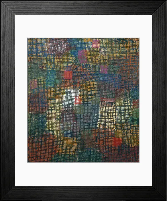 Framed Print : Colors from a Distance, 1932. Creator: Klee, Paul (1879-1940) Framed Print : Colors from a Distance, 1932. Creator: Klee, Paul (1879-1940)