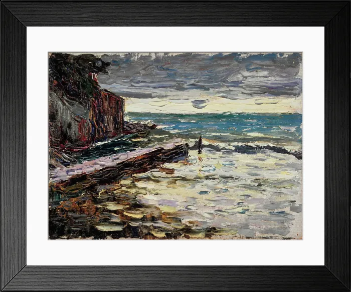 Framed Print : Rapallo, Stormy Sea, 1906. Creator: Kandinsky, Wassily Vasilyevich (1866-1944) Framed Print : Rapallo, Stormy Sea, 1906. Creator: Kandinsky, Wassily Vasilyevich (1866-1944)