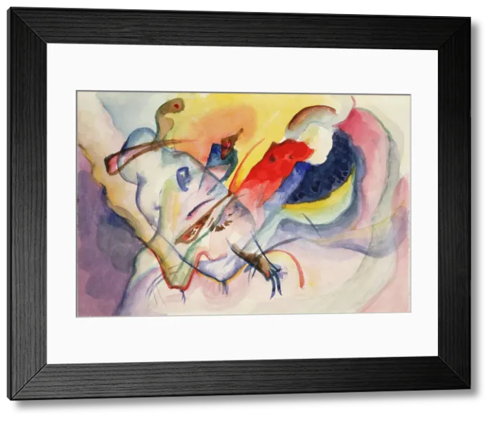 Framed Print : Untitled, 1915. Creator: Kandinsky, Wassily Vasilyevich (1866-1944) Framed Print : Untitled, 1915. Creator: Kandinsky, Wassily Vasilyevich (1866-1944)
