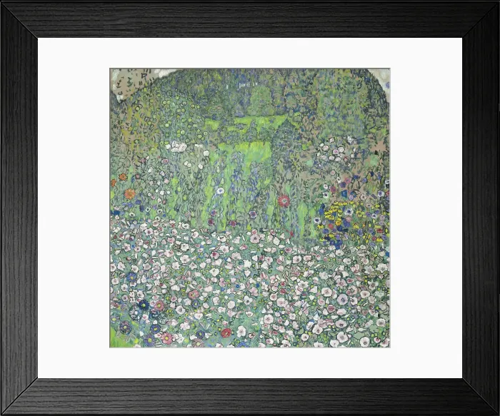 Framed Print : Garden Landscape With Mountain Top, 1916. Creator: Klimt, Gustav (1862-1918) Framed Print : Garden Landscape With Mountain Top, 1916. Creator: Klimt, Gustav (1862-1918)