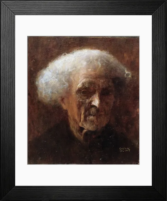 Framed Print : Portrait of an old man, 1896. Creator: Klimt, Gustav (1862-1918) Framed Print : Portrait of an old man, 1896. Creator: Klimt, Gustav (1862-1918)
