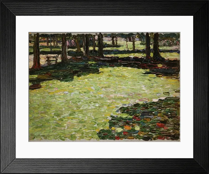 Framed Print : Saint-Cloud Park, Clearing, c 1907. Creator: Kandinsky, Wassily Vasilyevich (1866-1944) Framed Print : Saint-Cloud Park, Clearing, c 1907. Creator: Kandinsky, Wassily Vasilyevich (1866-1944)