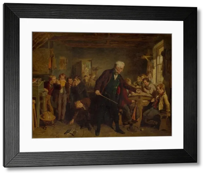 Framed Print : The school room. Creator: Knight, William Henry (1823-1863) Framed Print : The school room. Creator: Knight, William Henry (1823-1863)