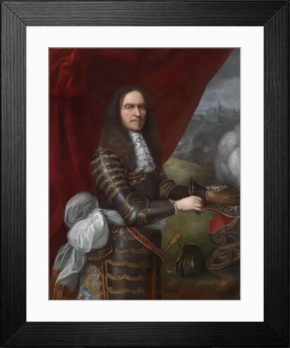 Framed Print : Portrait of Marshal Henri de La Tour d'Auvergne, vicomte de Turenne (1611-1675). Creator: Mignard, Pierre (1612-1695) Framed Print : Portrait of Marshal Henri de La Tour d'Auvergne, vicomte de Turenne (1611-1675). Creator: Mignard, Pierre (1612-1695)