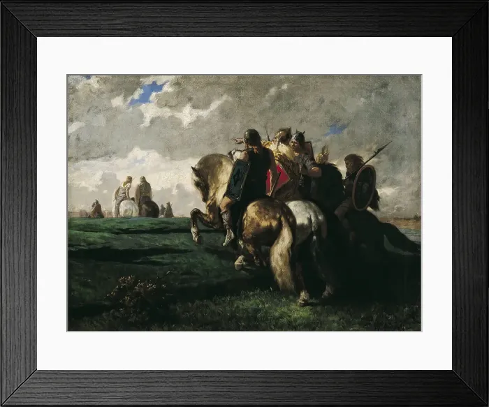Framed Print : Gauls before Rome. Creator: Luminais, Évariste Vital (1822-1896) Framed Print : Gauls before Rome. Creator: Luminais, Évariste Vital (1822-1896)