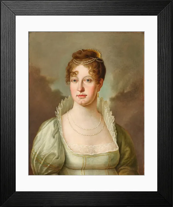 Framed Print : Portrait of Empress Maria Ludovica (1787-1816). Creator: Kreutzinger, Joseph (1757-1829) Framed Print : Portrait of Empress Maria Ludovica (1787-1816). Creator: Kreutzinger, Joseph (1757-1829)
