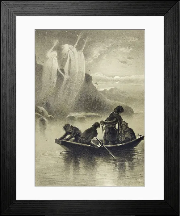 Framed Print : Illustration for the story A Terrible Vengeance from the collection Evenings on a Farm... 1874. Creator: Makovsky, Vladimir Yegorovich (1846-1920) Framed Print : Illustration for the story A Terrible Vengeance from the collection Evenings on a Farm... 1874. Creator: Makovsky, Vladimir Yegorovich (1846-1920)