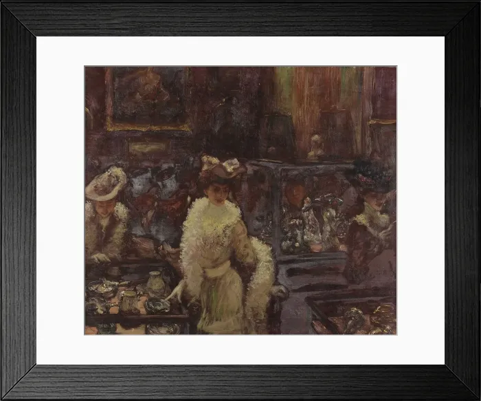 Framed Print : The collection, 1903-1906. Creator: La Touche, Gaston, de (1854-1913) Framed Print : The collection, 1903-1906. Creator: La Touche, Gaston, de (1854-1913)