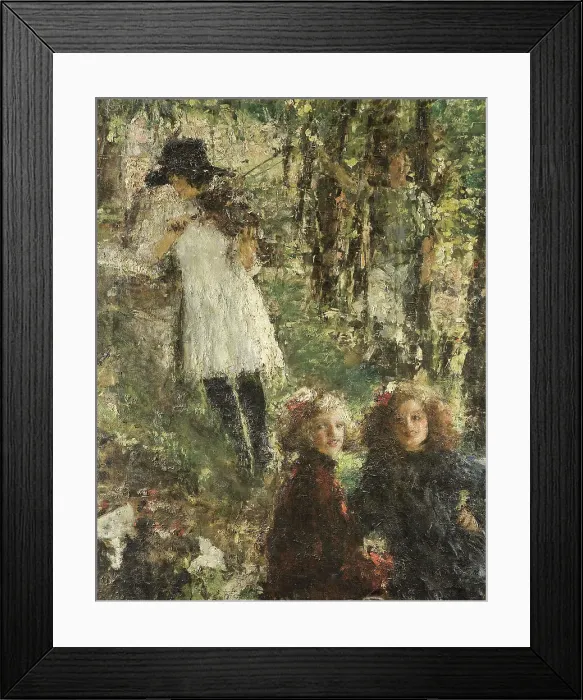 Framed Print : Reflections, 1918-1920. Creator: Mancini, Antonio (1852-1930) Framed Print : Reflections, 1918-1920. Creator: Mancini, Antonio (1852-1930)