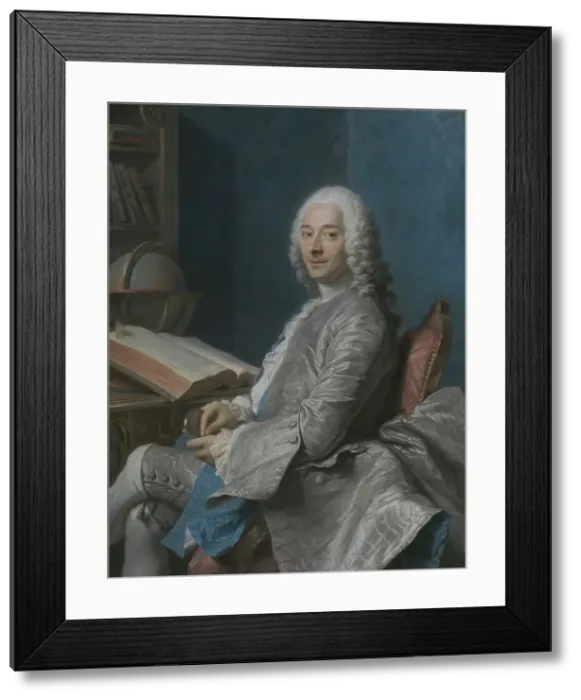 Framed Print : Portrait of Louis Duval de l'Épinoy (1696-1778), 1745. Creator: La Tour, Maurice Quentin de (1704-1788) Framed Print : Portrait of Louis Duval de l'Épinoy (1696-1778), 1745. Creator: La Tour, Maurice Quentin de (1704-1788)