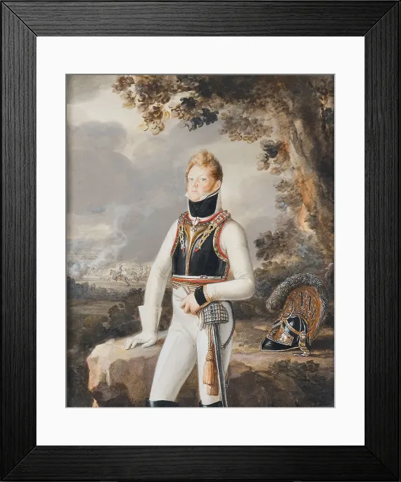 Framed Print : Portrait of Prince Moritz of Liechtenstein (1775-1819), c 1801. Creator: Lacedelli, Giuseppe (1774-1832) Framed Print : Portrait of Prince Moritz of Liechtenstein (1775-1819), c 1801. Creator: Lacedelli, Giuseppe (1774-1832)
