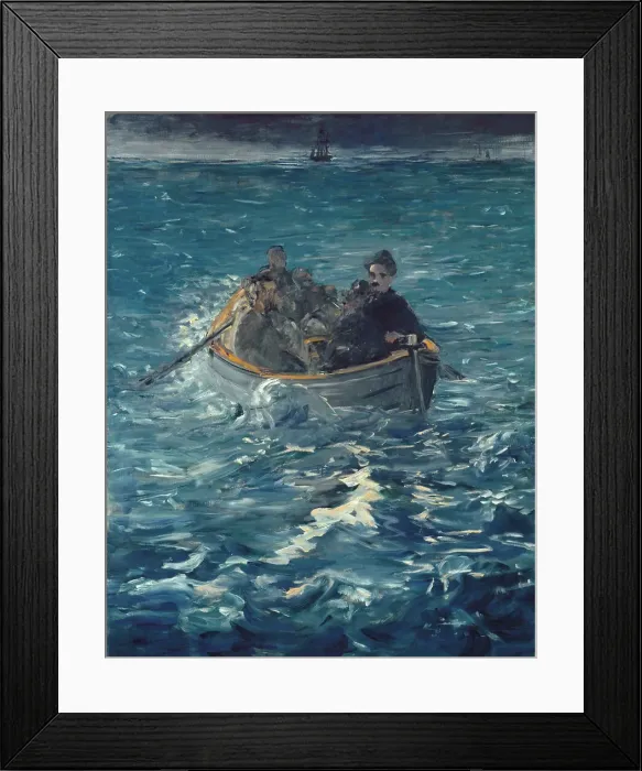 Framed Print : Rochefort's Escape, 1880-1881. Creator: Manet, Édouard (1832-1883) Framed Print : Rochefort's Escape, 1880-1881. Creator: Manet, Édouard (1832-1883)