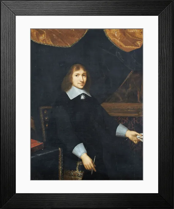Framed Print : Portrait of Nicolas Fouquet (1615-1680), 1653. Creator: Le Brun, Charles (1619-1690) Framed Print : Portrait of Nicolas Fouquet (1615-1680), 1653. Creator: Le Brun, Charles (1619-1690)