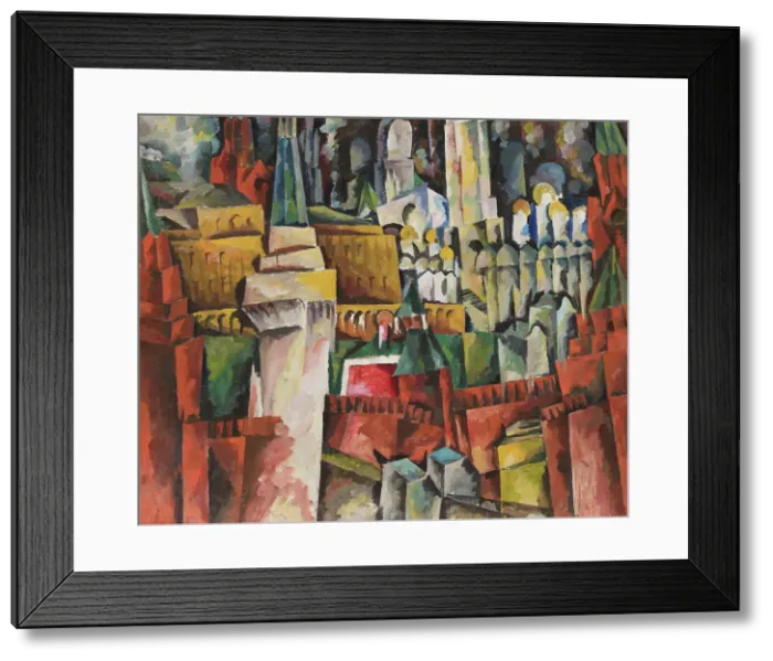 Framed Print : Kremlin. Urban landscape, 1919-1920. Creator: Lentulov, Aristarkh Vasilyevich (1882-1943) Framed Print : Kremlin. Urban landscape, 1919-1920. Creator: Lentulov, Aristarkh Vasilyevich (1882-1943)