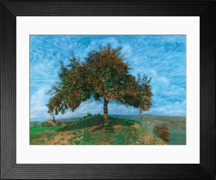 Framed Print : Apple tree on Lake Zurich, 1914. Creator: Mediz, Karl (1868-1945) Framed Print : Apple tree on Lake Zurich, 1914. Creator: Mediz, Karl (1868-1945)