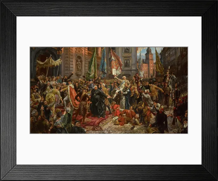 Framed Print : The Constitution of 3 May 1791, 1891. Creator: Matejko, Jan Alojzy (1838-1893) Framed Print : The Constitution of 3 May 1791, 1891. Creator: Matejko, Jan Alojzy (1838-1893)