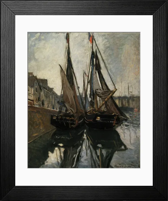 Framed Print : Boats, 1868. Creator: Monet, Claude (1840-1926) Framed Print : Boats, 1868. Creator: Monet, Claude (1840-1926)