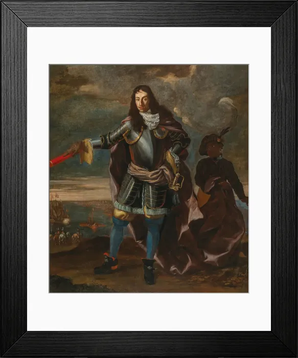 Framed Print : Portrait of Livio Odescalchi (1652-1713), Duke of Ceri. Creator: Morandi, Giovanni Maria (1622-1717)