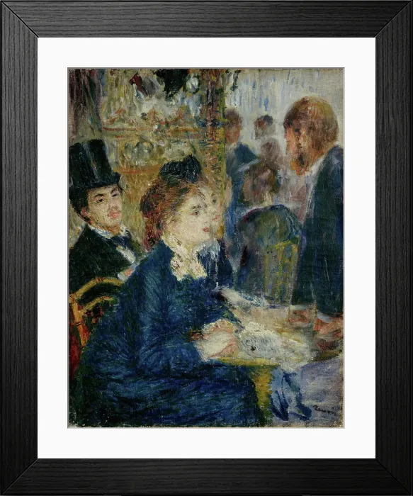 Framed Print : In the Café, c1877. Creator: Renoir, Pierre Auguste (1841-1919) Framed Print : In the Café, c1877. Creator: Renoir, Pierre Auguste (1841-1919)