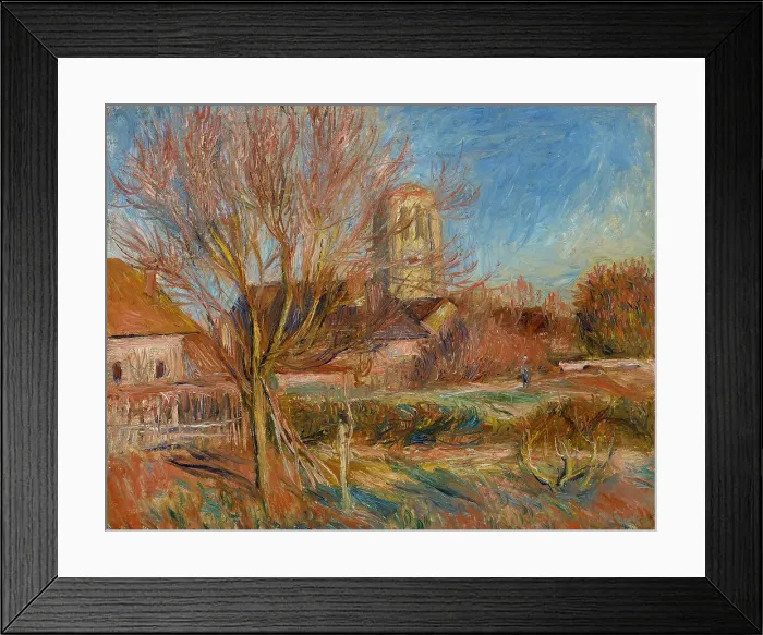 Framed Print : L'église à Essoyes, c 1900. Creator: Renoir, Pierre Auguste (1841-1919) Framed Print : L'église à Essoyes, c 1900. Creator: Renoir, Pierre Auguste (1841-1919)