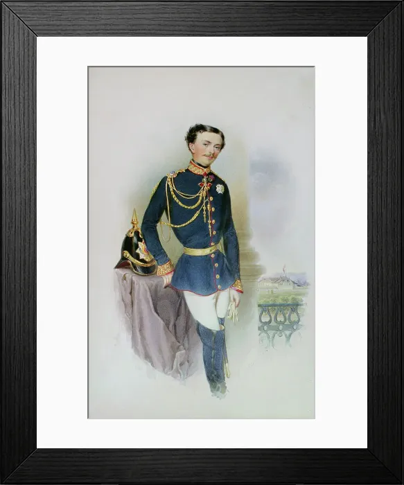 Framed Print : Portrait of Charles III (1823-1854), Duke of Parma, 1852. Creator: Pitner, Franz (1826-1892) Framed Print : Portrait of Charles III (1823-1854), Duke of Parma, 1852. Creator: Pitner, Franz (1826-1892)