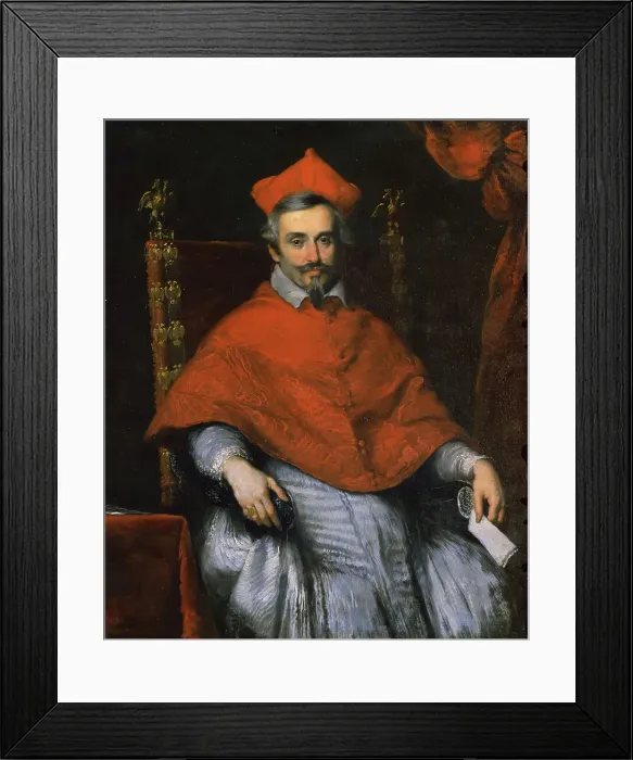 Framed Print : Portrait of Cardinal Federico Corner (1579-1653), 1632-1633. Creator: Strozzi, Bernardo (1581-1644) Framed Print : Portrait of Cardinal Federico Corner (1579-1653), 1632-1633. Creator: Strozzi, Bernardo (1581-1644)