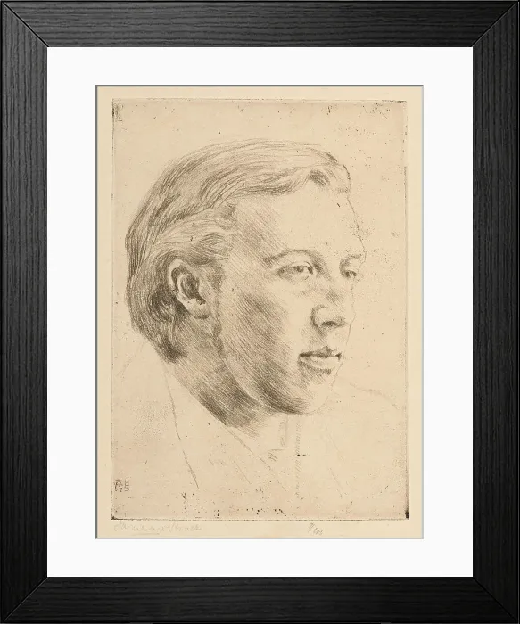 Framed Print : Portrait of Oscar Wilde (1854-1900), 1907. Creator: Struck, Hermann (1876-1944) Framed Print : Portrait of Oscar Wilde (1854-1900), 1907. Creator: Struck, Hermann (1876-1944)