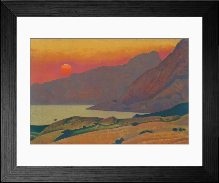 Framed Print : Monhegan. Maine, 1922. Creator: Roerich, Nicholas (1874-1947) Framed Print : Monhegan. Maine, 1922. Creator: Roerich, Nicholas (1874-1947)