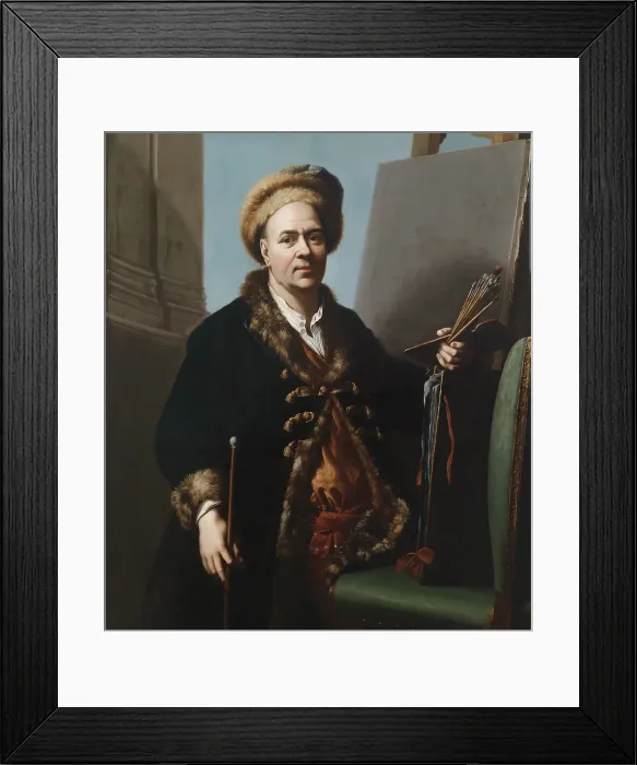 Framed Print : Self-portrait, First third of 18th cen. Creator: Schuppen, Jacob van (1670-1751) Framed Print : Self-portrait, First third of 18th cen. Creator: Schuppen, Jacob van (1670-1751)