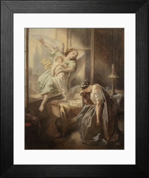 Framed Print : Le Rêve (The Dream), 1856. Creator: Tassaert, Octave (1800-1874) Framed Print : Le Rêve (The Dream), 1856. Creator: Tassaert, Octave (1800-1874)